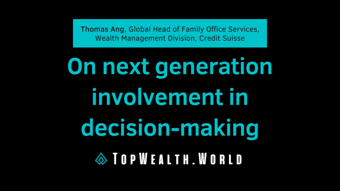 On next generation involvement in decision-making