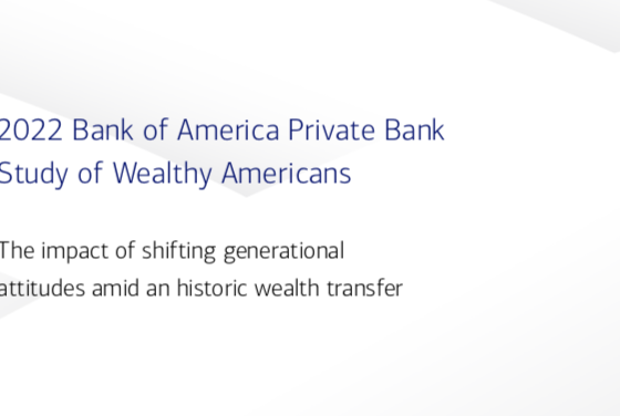 Study of Wealthy Americans. Bank of America
