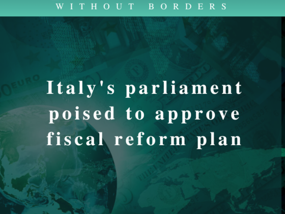Italy's parliament poised to approve fiscal reform plan